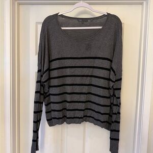 Vince Striped Long Sleeve Sweater